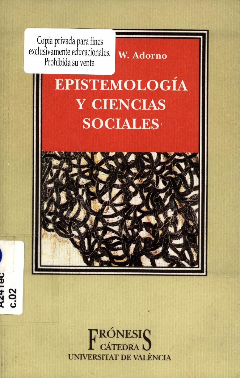 Epistemología y Ciencias Sociales